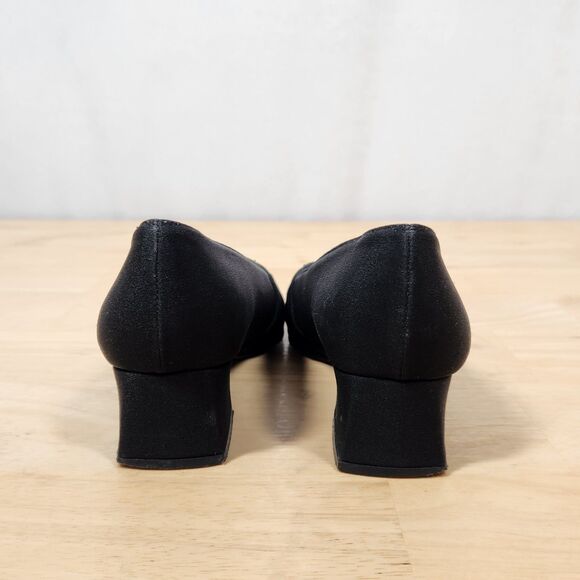 Stuart Weitzman Mary Jane Block Heel Shoes Women's Sz 6.5 Square Toe Classic - Picture 5 of 9